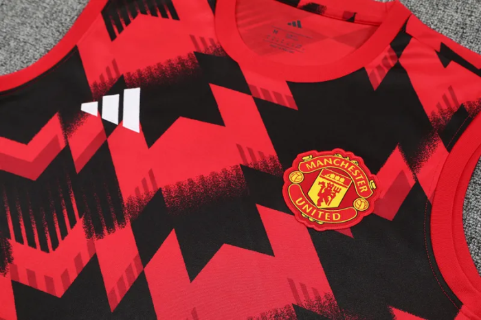 25-26 Man Utd High Quality Tank Top And Shorts Suit
