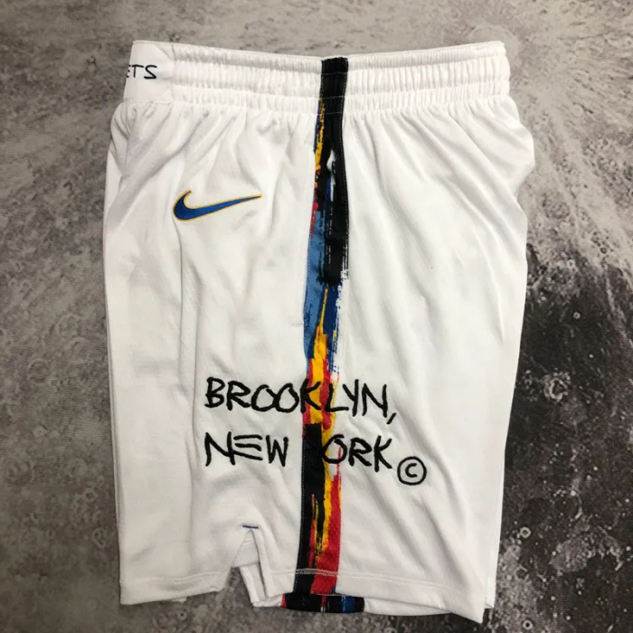 22-23 NETS White City Edition Top Quality NBA Pants