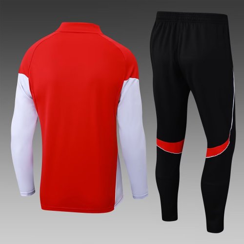 2025 AD Red Half Pull Tracksuit 