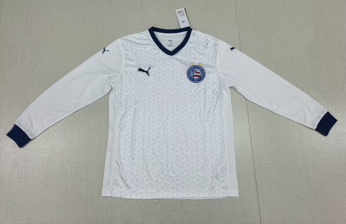 25-26 BaHia Home Long Sleeve Fans Soccer Jersey（长袖）