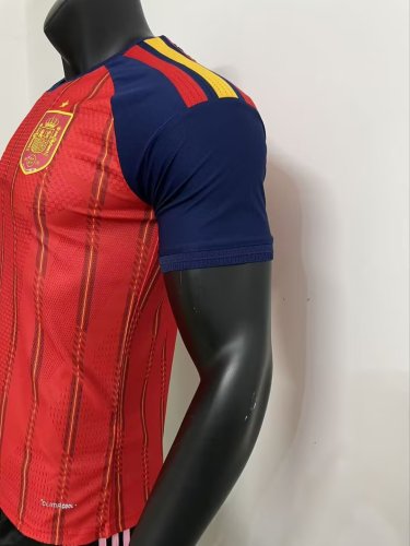 2026 World Cup Spain Home Player Version Soccer Jersey