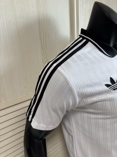 2025 AD Oasis Joint Edition #25 White Black Player Version Polo Short Sleeve