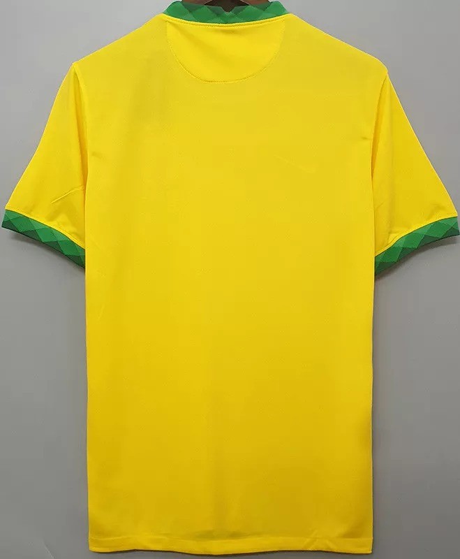 2020 Brazil Home Yellow Fans Soccer Jersey
