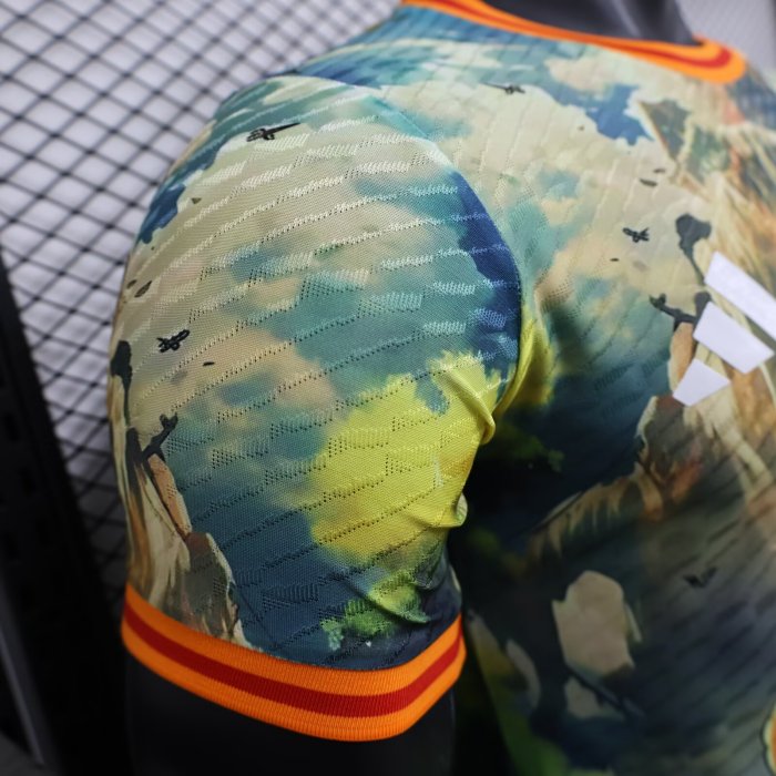 25-26 Japan Green Blue Special Edition Player Version Soccer Jersey