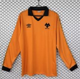 1980-1981 Wolves Home Long Sleeve Retro Soccer Jersey