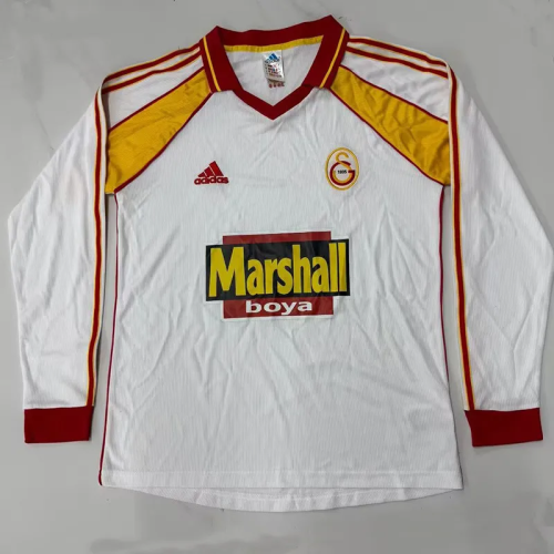 1999-2000 Galatasaray Away Long Sleeve Retro Soccer Jersey (长袖)