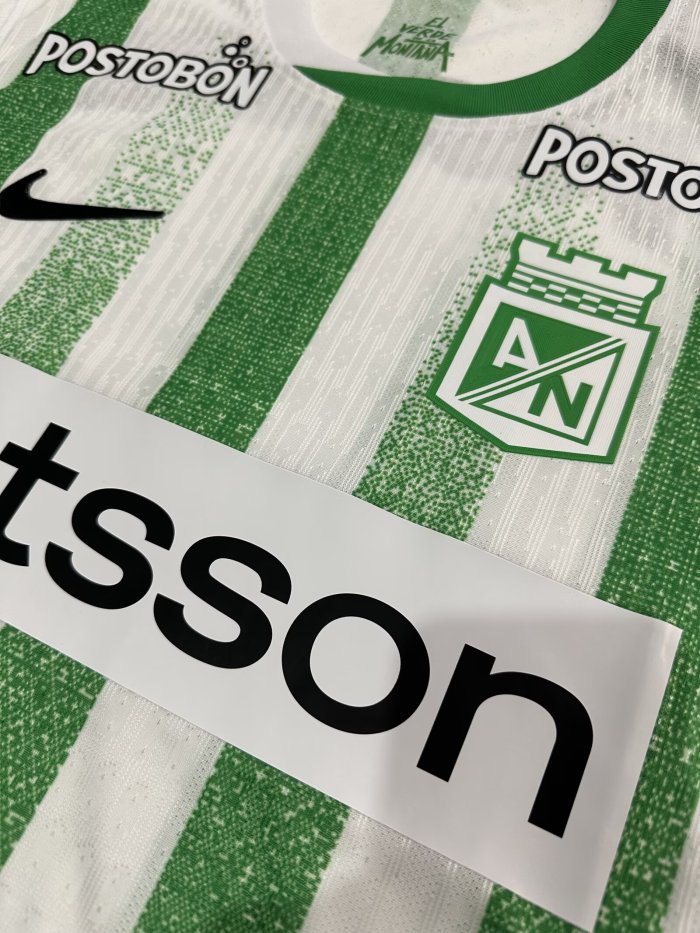 25-26 Atletico Nacional Home Player Version Soccer Jersey