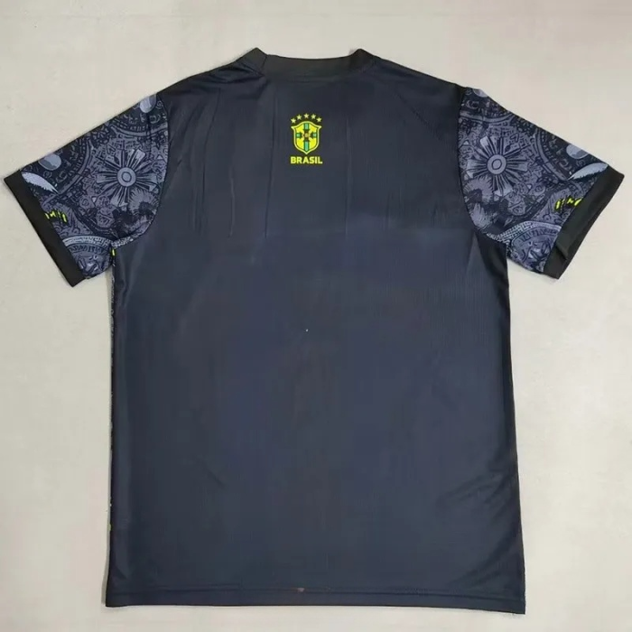 25-26 Brazil Black Red Special Edition Fans Soccer Jersey