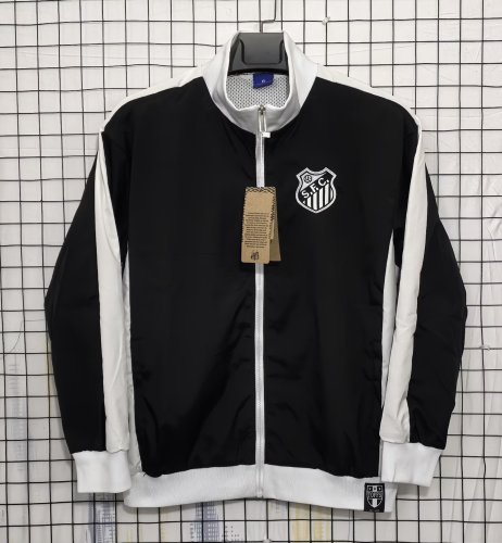 25-26 Santos FC Black Windbreaker