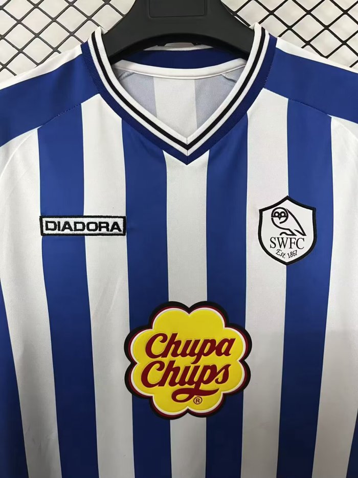 2001 Sheffield Wednesday Home Retro Soccer Jersey
