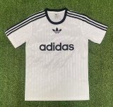 2025 AD Casual White Fans Training shirts *三叶草