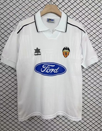 1996-1997 Valencia Home Retro Soccer Jersey