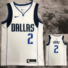 Dallas Mavericks IRVING #2 White Home Top Quality Hot Pressing NBA Jersey
