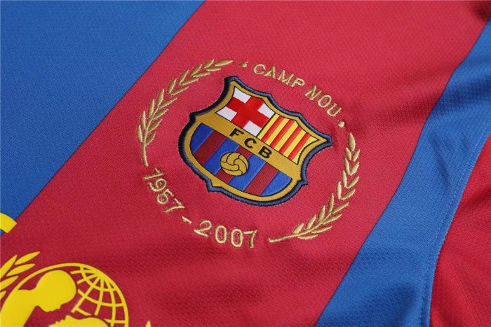 2007-2008 BAR Home Long sleeves Retro Soccer Jersey