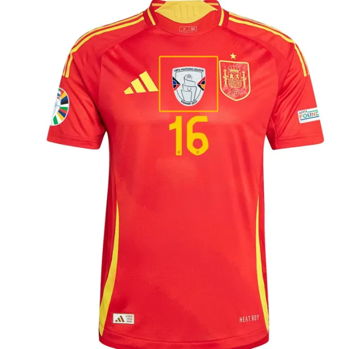 2024 Spain European Cup Home Fans Version Soccer Jersey