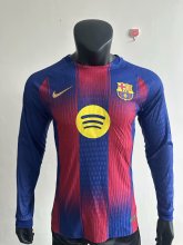 25-26 BAR Home Long Sleeve Player Version Soccer Jersey (长袖球员)