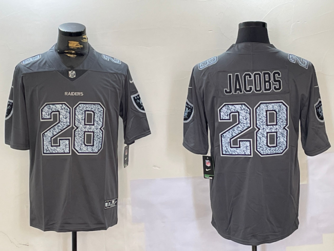 2024 NFL Las Vegas Raiders New Pattern Jersey