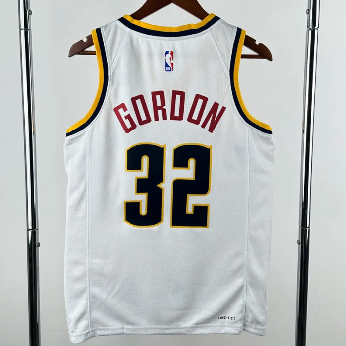22-23 Nuggets GORDON #32 White Top Quality Hot Pressing NBA Jersey