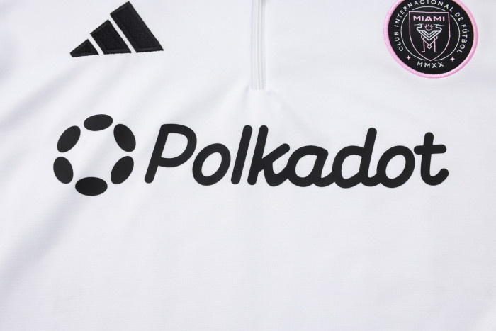 25-26 Inter Miami High Quality Half Pull Tracksuit