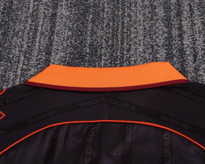 1999-2000 Roma Away Retro Kids Soccer Jersey