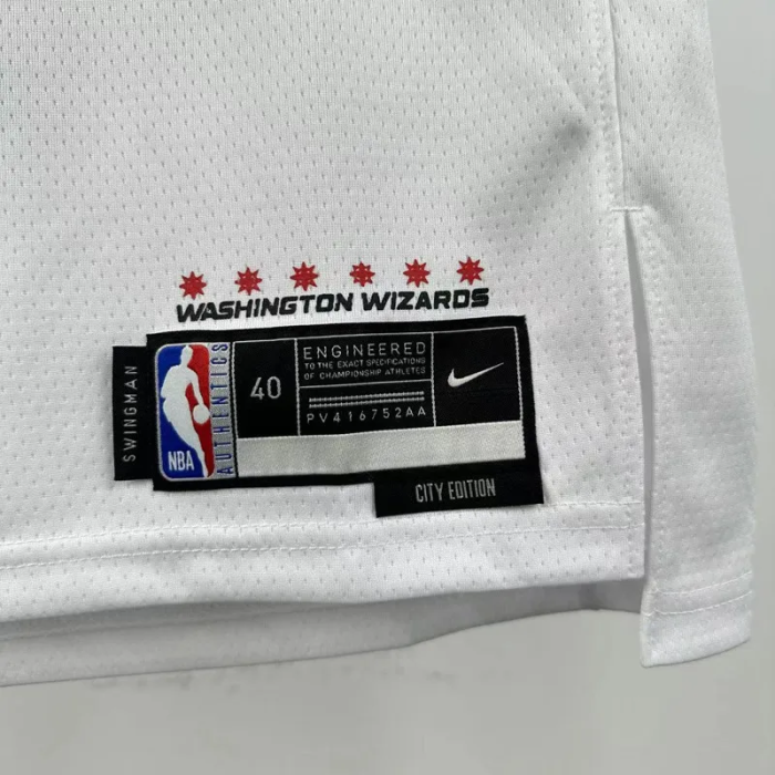 24-25 Wizards POOLE #13 White City Edition Top Quality Hot Pressing NBA Jersey