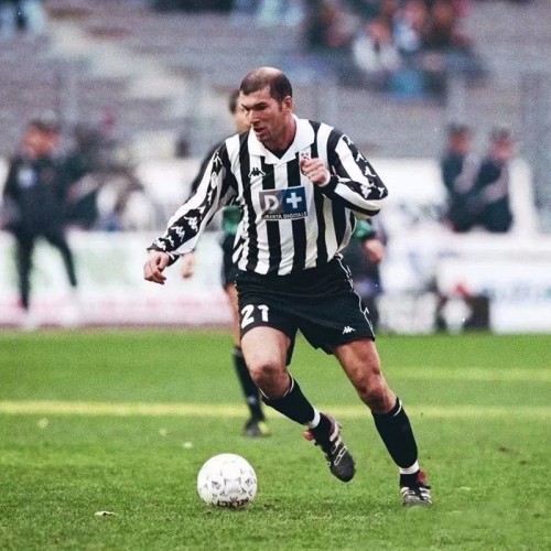 1999-2000 JUV Home Retro Long Sleeve Soccer Jersey