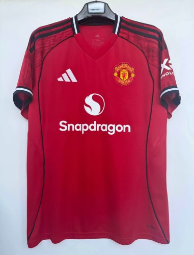 25-26 Man Utd Home Fans Soccer Jersey