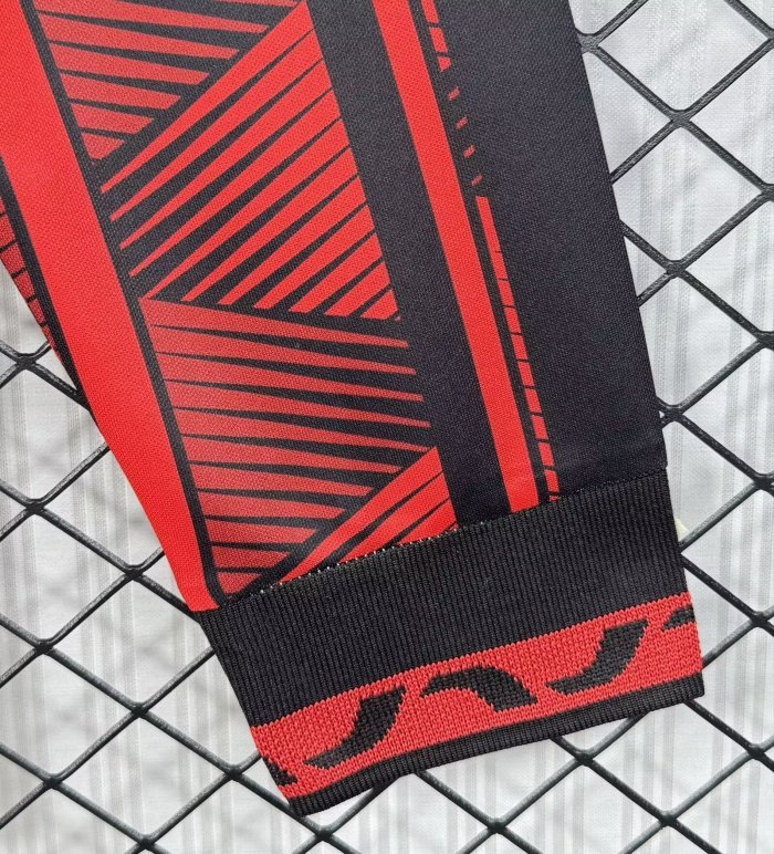 1995-1996 Frankfurt Home Long Sleeve Retro Soccer Jersey