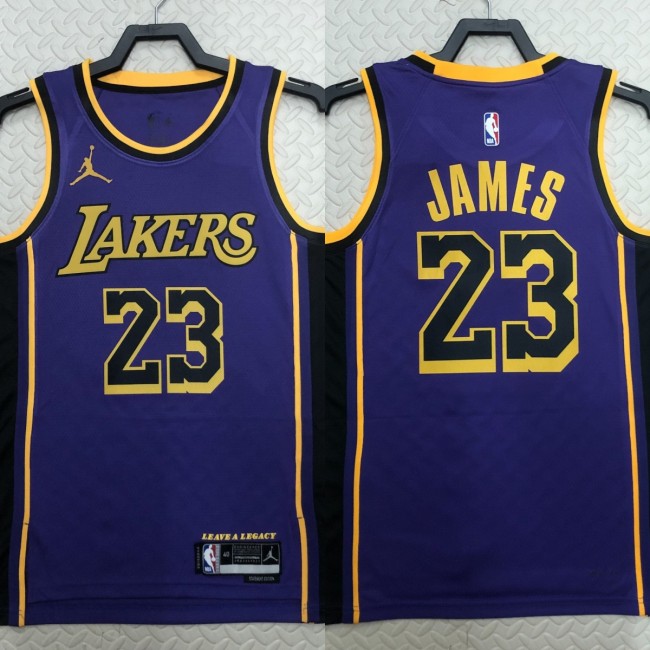 2023 Lakers Top Quality Hot Pressing NBA Jersey