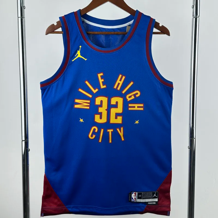 22-23 Nuggets GORDON #32 Blue Top Quality Hot Pressing NBA Jersey (Trapeze Edition) 飞人版