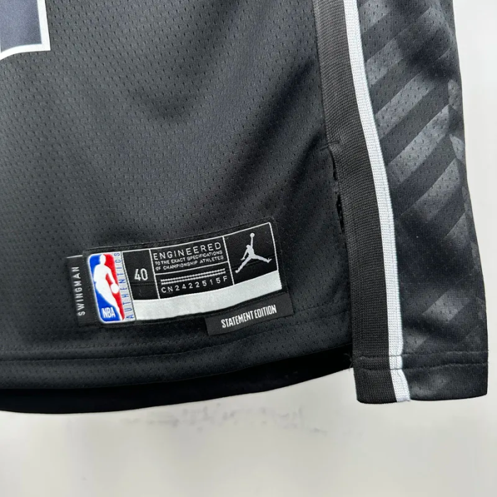 22-23 NETS RUSSELL #1 Black Top Quality Hot Pressing NBA Jersey (Trapeze Edition) 飞人版