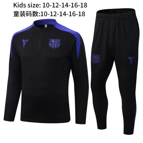 25-26 BAR High Quality Kids Half Pull Tracksuit