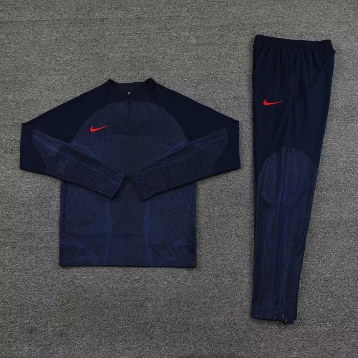 2024 NK Blue Half Pull Tracksuit 