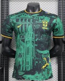24-25 Brazil Green Black Special Edition Player Version Soccer Jersey