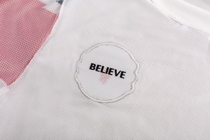 2010-2011 Man Utd UCL Version Away White Retro Soccer Jersey