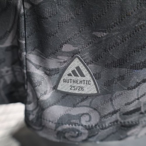 25-26 RMA Black Special Edition Player Version Soccer Jersey