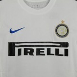 2010-2011 INT Away White Retro Soccer Jersey
