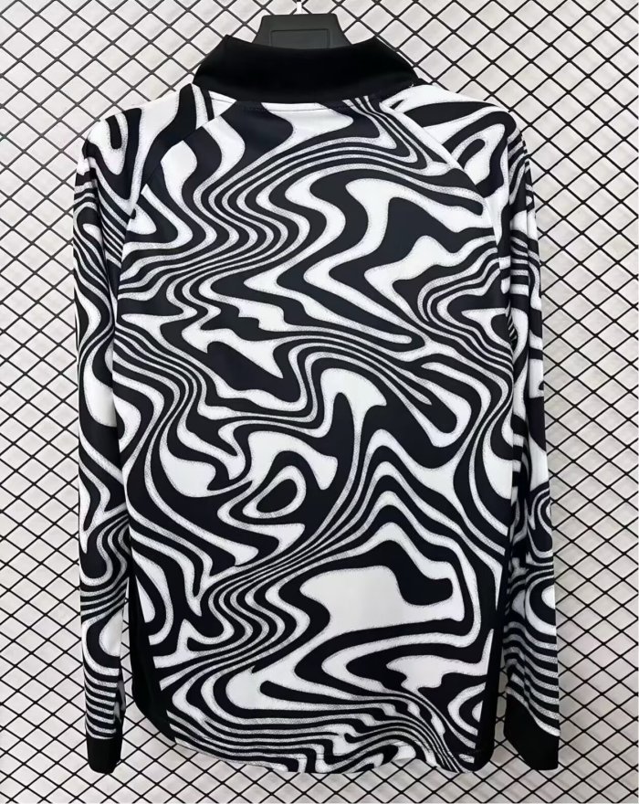 25-26 Brazil GoalKeeper Long sleeves Fans Soccer Jersey