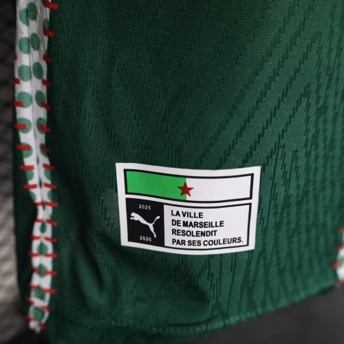 25-26 Marseille Green Special Edition Player Version Soccer Jersey