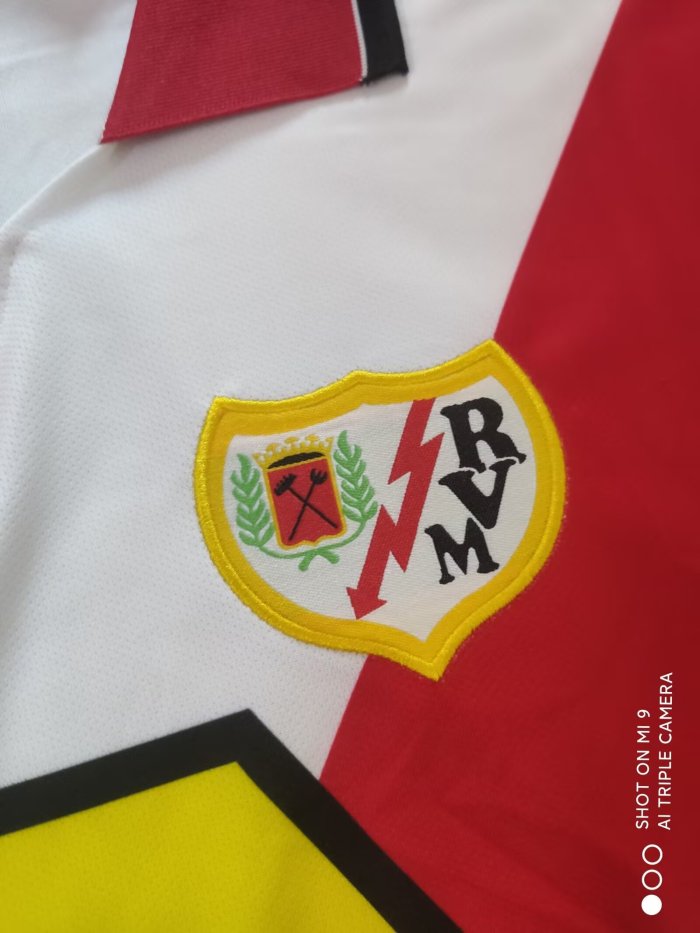2001-2002 Rayo Vallecano Home Retro Soccer Jersey