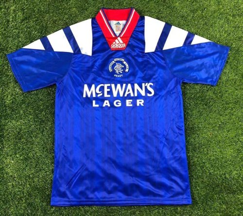 1992-1994 Rangers Home Retro soccer Jersey