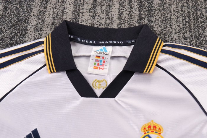 1998-2000 RMA Home Retro Kids Soccer Jersey