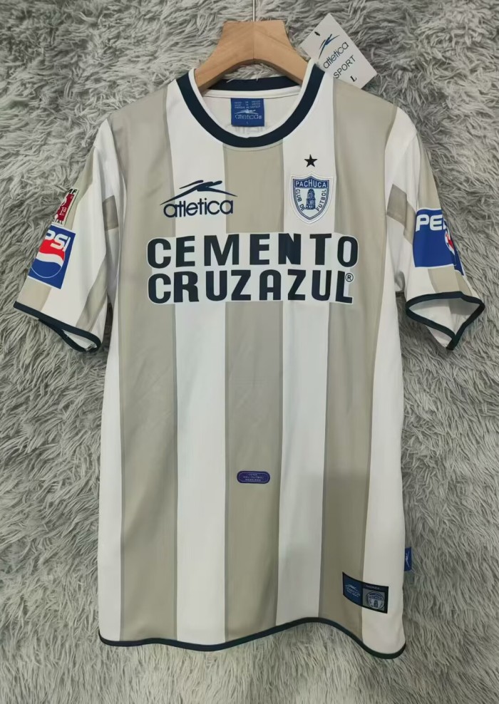 2001-2002 Pachuca Away Retro Soccer Jersey