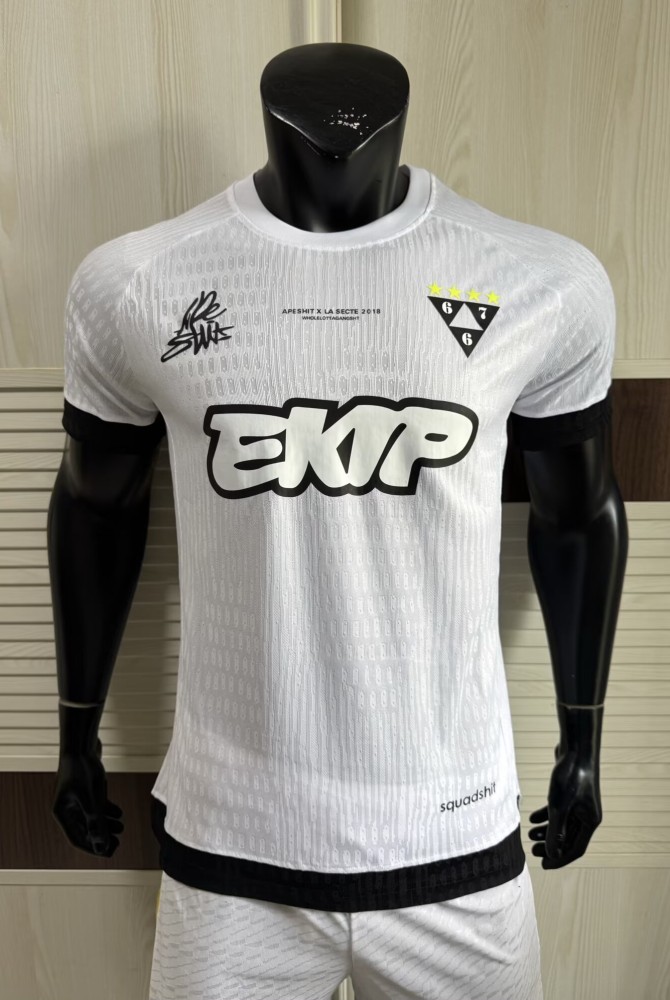 25-26 PSG White Co-Signed Version Player Version Soccer Jersey 1:1 Thai Quality