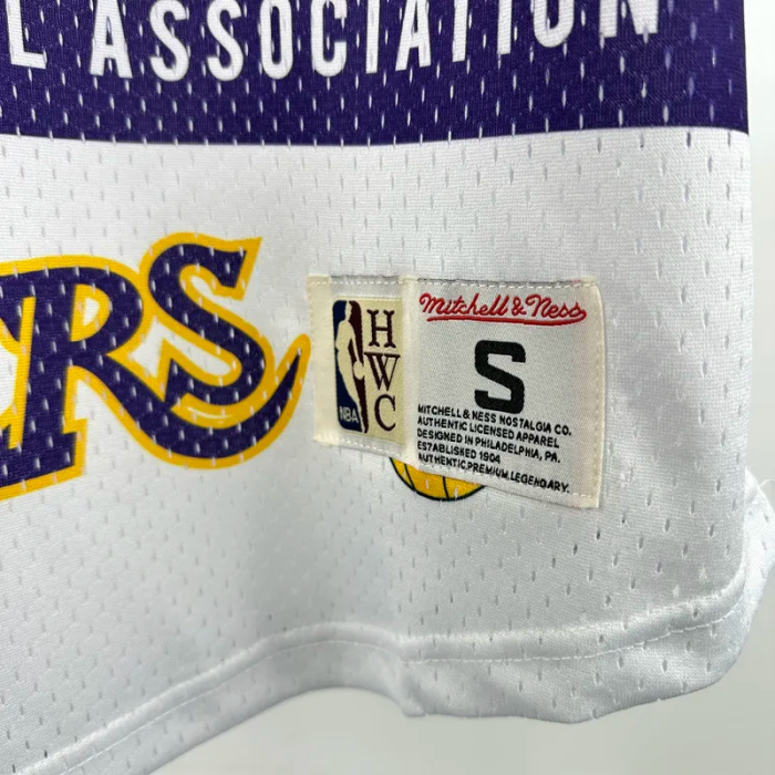 2026 LAKERS White Retro High Quality Casual T-Shirt #MN