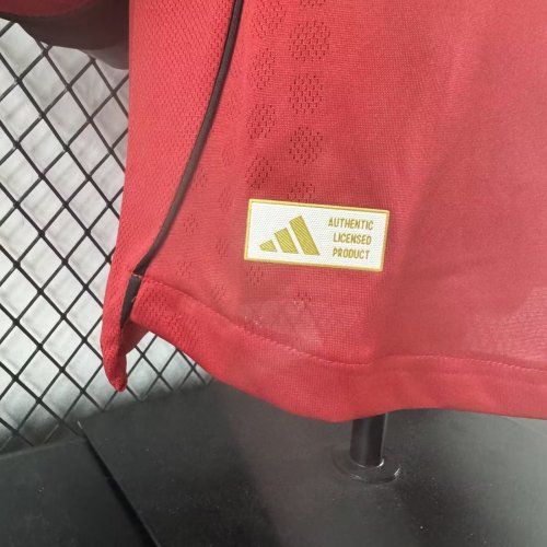 25-26 Man Utd Home Long Sleeve Player Version Soccer Jersey (长袖球员)