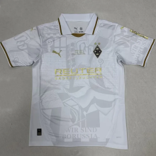 25-26 Monchengladbach White Special Edition Fans Soccer Jersey