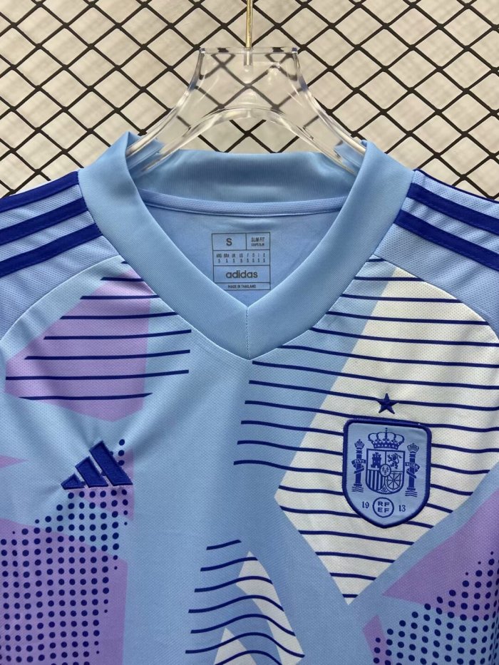 2024 Spain European Cup Goalkeeper Fans Version Soccer Jersey
