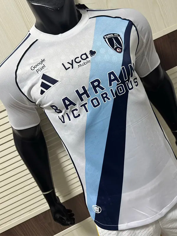 25-26 Paris FC Away Player Version Soccer Jersey 1:1 Thai Quality