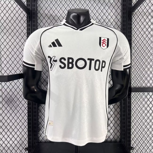 25-26 Fulham Home Player Version Soccer Jersey 1:1 Thai Quality